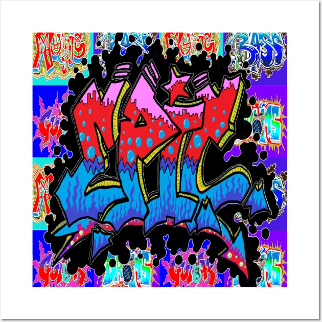 graffiti epic spray music 1 Wall Art by LowEndGraphics